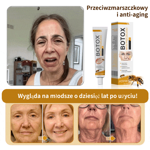 FrissArc™ Botox Jadem Pszczelim przeciwzmarszczkowy Krem – Redukuje zmarszczki, ujędrnia i rozjaśnia skórę – Krem przeciwstarzeniowy o podwójnym działaniu✨