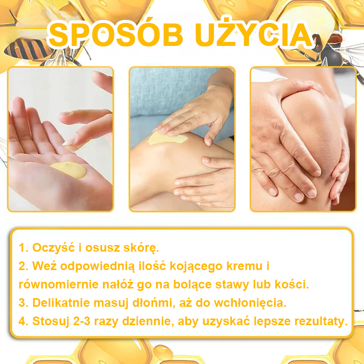 TLOPA® Toksyna botulinowa i jad pszczeli Krem przeciwbólowy do gojenia kości🦴