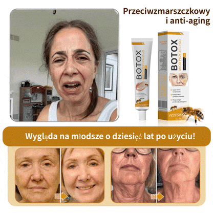 FrissArc™ Botox Jadem Pszczelim przeciwzmarszczkowy Krem – Redukuje zmarszczki, ujędrnia i rozjaśnia skórę – Krem przeciwstarzeniowy o podwójnym działaniu✨