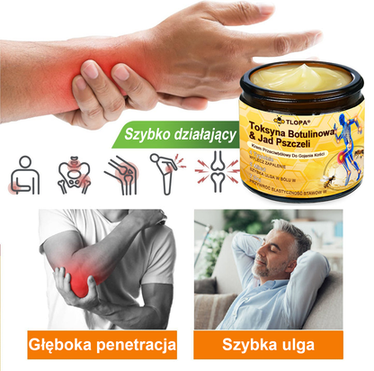 TLOPA® Toksyna botulinowa i jad pszczeli Krem przeciwbólowy do gojenia kości🦴