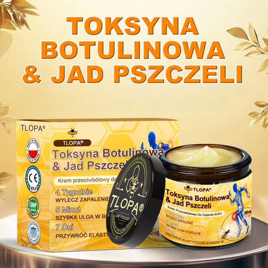 TLOPA® Toksyna botulinowa i jad pszczeli Krem przeciwbólowy do gojenia kości🦴