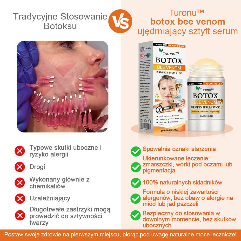 Gotówka przy odbiorze ✨ Turonu™ Botox Bee Venom Firming Serum Stick (🔥Ostatni dzień 70% zniżki) 💄