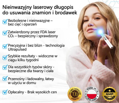 Cvreoz® nowy nieinwazyjny laser do usuwania pieprzyków i brodawek 🎉🎉